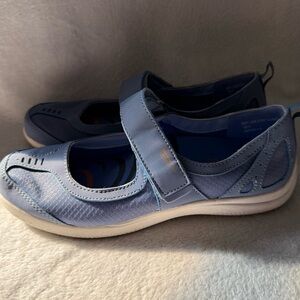 Copper Fit Balance Women's Blue Mary‎ Jane Shoes Size 7B Strap